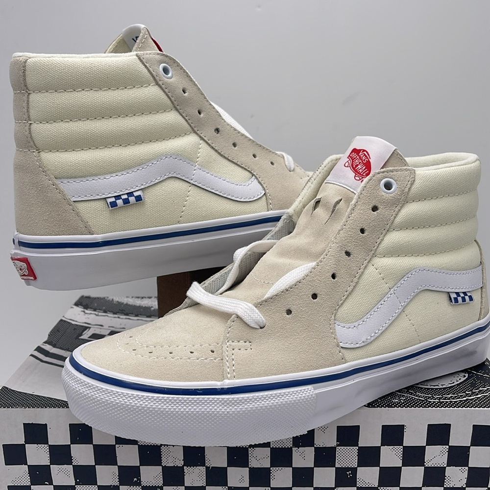 Vans Skate Sk8-Hi Sneakers in Off White - Picture 9 of 16